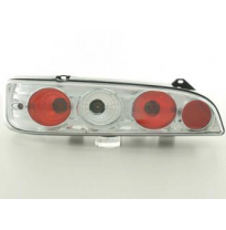 Kit De Pilotos Traseros Para Fiat Seicento Modelo 187  98-07 Cromado Fk Automotive