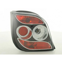 Kit De Pilotos Traseros Para Ford Fiesta 3-Ptas. Modelo Mk3  92-95 Negro Fk Automotive