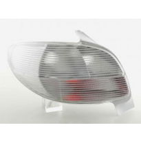 Kit De Pilotos Traseros Para Peugeot 206 Modelo 2***  98-05 Blanco Fk Automotive