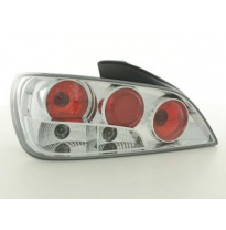 Kit De Pilotos Traseros Para Peugeot 406 4-Ptas. Modelo 8***  95-98 Cromado Fk Automotive