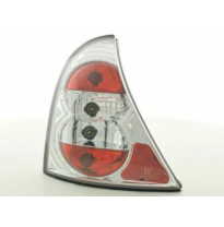 Kit De Pilotos Traseros Para Renault Clio Modelo B  01-04 Cromado Fk Automotive