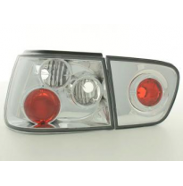 Kit De Pilotos Traseros Para Seat Ibiza Modelo 6k  99-02 Cromado Fk Automotive