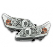 Faros Delanteros Set Angel Eyes Citroen C4 3-Ptas./5-Ptas. Modelo L  04- Cromado Fk Automotive