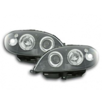 Faros Delanteros Set Angel Eyes Citroen Saxo  00-02 Negro Fk Automotive