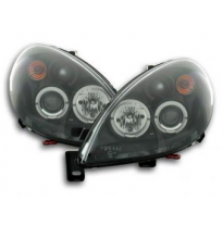 Faros Delanteros Set Angel Eyes Citroen Xsara Modelo N7  00-05 Negro Fk Automotive