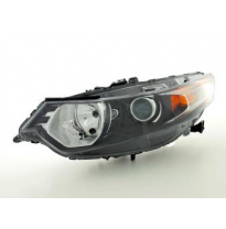 Faro De Recambio Lado Izquierdo Para Honda Accord (Cu/Cw) 08-, Negro Fk Automotive