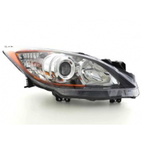 Faro De Recambio Lado Derecho Para Mazda 3 (Bl) 09-, Negro Fk Automotive