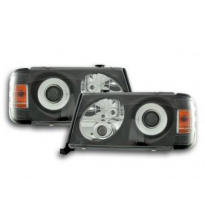 Faros Delanteros Set Angel Eyes Mercedes-Benz Clase E Modelo W124  85-93 Negro Fk Automotive