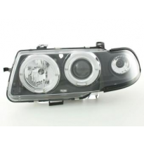 Faros Delanteros Set Angel Eyes Opel Astra Modelo F  91-94 Negro Fk Automotive