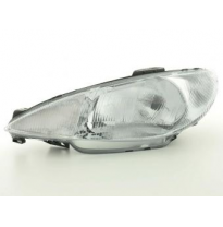 Faro De Recambio Lado Izquierdo Para Peugeot 206 98-03 Fk Automotive