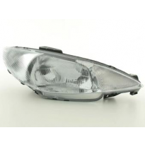 Faro De Recambio Lado Derecho Para Peugeot 206 98-03 Fk Automotive