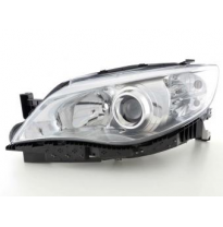 Faro De Recambio Lado Izquierdo Para Subaru Impreza (G3) 07-, Cromado Fk Automotive