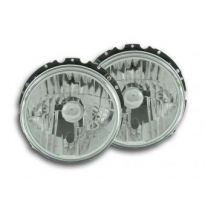 Faros Delanteros Set Angel Eyes Vw Golf 1 Modelo 17  74-83 Crystal Cromado Fk Automotive