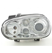 Faros Delanteros Set Vw Golf 4 Modelo 1j  98-03 Cromado Fk Automotive