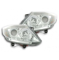 Faros Delanteros Set Angel Eyes Bmw Z4 Modelo E85/E86  03-08 Cromado Fk Automotive