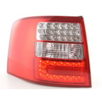 Kit De Pilotos Traseros Led Audi A6 Avant Modelo 4b  97-03 Rojo Fk Automotive