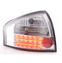 Kit De Pilotos Traseros Led Audi A6 Sedan Modelo 4b  97-03 Cromado Fk Automotive
