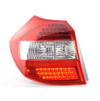 Kit De Pilotos Traseros Led Bmw 1er Modelo E87 5-Ptas.  04-07 Color Claro/Rojo Fk Automotive