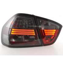 Kit De Pilotos Traseros Led Bmw Serie 3 Sedan Modelo E90  05-08 Negro Fk Automotive