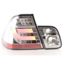 Kit De Pilotos Traseros Led Bmw Serie 3 E46 Sedan  02-05 Cromado Fk Automotive