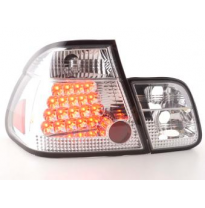 Kit De Pilotos Traseros Led Bmw Serie 3 Sedanunsine Modelo E46  98-01 Cromado Fk Automotive