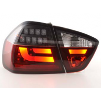 Pilotos Led Juego Bmw 3er E90 Limo Bj. 05-08 Rojo/Negro Fk Automotive