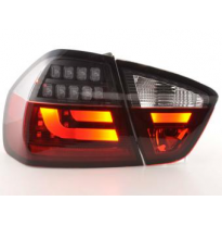 Pilotos Led Juego Bmw 3er E90 Limo Bj. 05-08 Rojo/Negro Fk Automotive