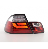 Pilotos Led Bmw 3er E46 Coupe Bj. 03-07 Rojo/Transparente Fk Automotive