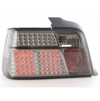 Kit De Pilotos Traseros Led Bmw Serie 3 Sedan Modelo E36  91-98 Negro/Rojo Fk Automotive