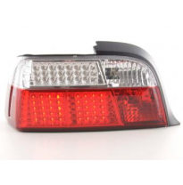 Kit De Pilotos Traseros Led Bmw Serie 3 Coupe Modelo E36  91-98 Rojo/Blanco Fk Automotive