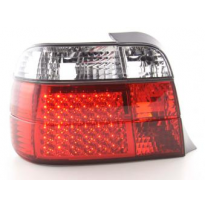 Kit De Pilotos Traseros Led Bmw Serie 3 Compact Modelo E36  94-99 Color Claro/Rojo Fk Automotive
