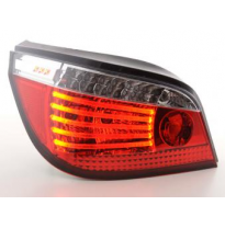 Kit De Pilotos Traseros Led Bmw Serie 5 Sedan Modelo E60  03- Color Claro/Rojo Fk Automotive