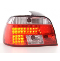 Kit De Pilotos Traseros Led Bmw Serie 5 Sedan Modelo E39  95-00 Color Claro/Rojo Fk Automotive