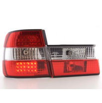 Kit De Pilotos Traseros Led Bmw Serie 5 Modelo E34  88-94 Color Claro/Rojo Fk Automotive