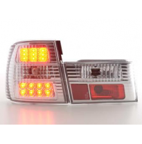 Kit De Pilotos Traseros Led Bmw Serie 5 Modelo E34  88-94 Cromado Fk Automotive