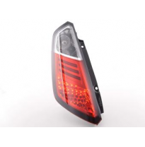 Kit De Pilotos Traseros Led Fiat Grande Punto Modelo 199  05- Color Claro/Rojo Fk Automotive