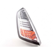 Kit De Pilotos Traseros Led Fiat Grande Punto Modelo 199  05- Cromado Fk Automotive