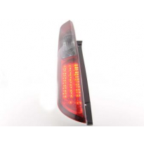 Kit De Pilotos Traseros Led Ford Focus 2 5-Ptas.  04-08, Rojo/Negro Fk Automotive