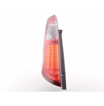 Kit De Pilotos Traseros Led Ford Focus 2 5-Ptas.  04-08, Rojo/Color Claro Fk Automotive