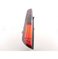 Kit De Pilotos Traseros Led Ford Focus 2 5-Ptas.  08-10, Rojo/Negro Fk Automotive