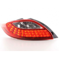 Kit De Pilotos Traseros Led Mazda 2 De  07- Rojo/Color Claro Fk Automotive