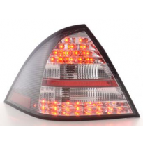 Kit De Pilotos Traseros Led Mercedes-Benz Clase C Modelo W203 Sedan  01-04, Negro Fk Automotive