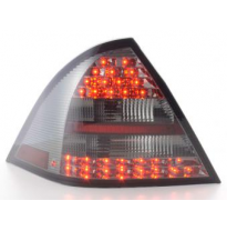 Kit De Pilotos Traseros Led Mercedes-Benz Clase C Modelo W203 Sedan  01-04, Negro Fk Automotive