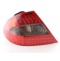 Kit De Pilotos Traseros Led Mercedes-Benz Clk Modelo W209, Rojo/Negro Fk Automotive