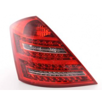 Kit De Pilotos Traseros Led Mercedes-Benz Clase S 221  05-09 Rojo/Color Claro Fk Automotive