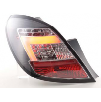 Pilotos Led Juego Opel Corsa D 5-Puertas Bj. 06-10 Negro Fk Automotive