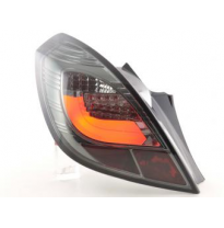 Pilotos Led Juego Opel Corsa D 3-Puertas Bj. 06-10 Negro Fk Automotive