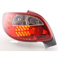 Kit De Pilotos Traseros Led Peugeot 206 Cc Cabrio  98-05 Color Claro/Rojo Fk Automotive