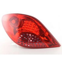 Kit De Pilotos Traseros Led Peugeot 207, Rojo Fk Automotive