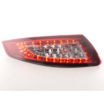 Kit De Pilotos Traseros Led Porsche 911 Modelo 997  05-09, Rojo/Color Claro Fk Automotive